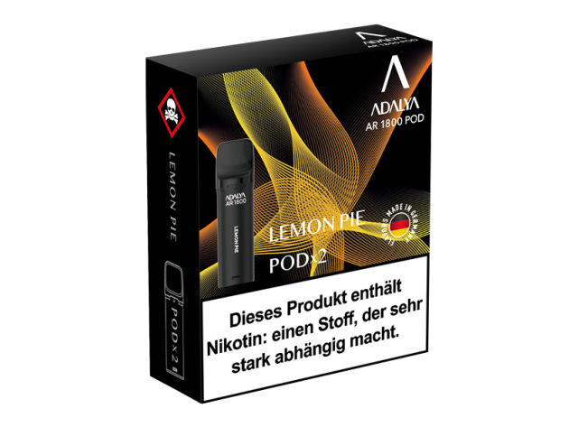 Adalya Alpha Pod - Lemon Pie (Zitrone, Kuchen) - 20mg - 2er Set