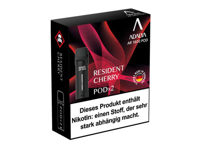 Adalya Alpha Pod - Resident Cherry (Kirsche) - 20mg - 2er Set