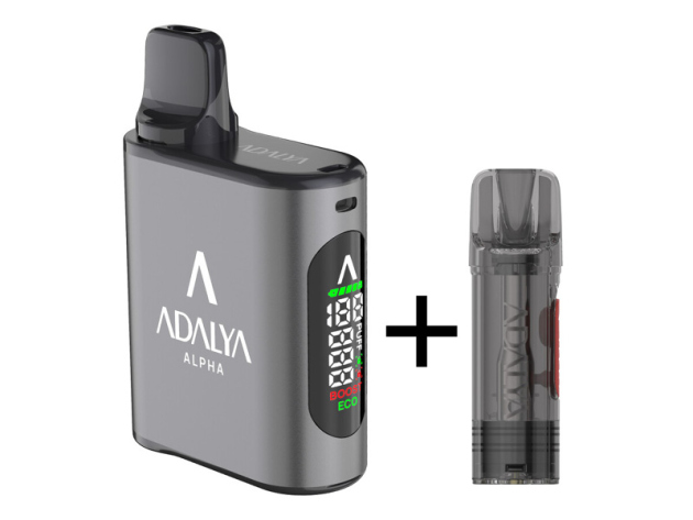 Adalya Alpha Pod - Basisgerät - Space Grey (inkl. Leerpod)