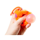 Quetschball "Fussball" Pufferball; 4-fach sortiert; 12er Display