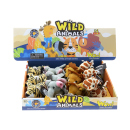 Pl&uuml;sch Wild Animals; 4- fach sortiert, 12er Display