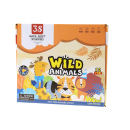 Plüsch Wild Animals; 4- fach sortiert, 12er Display