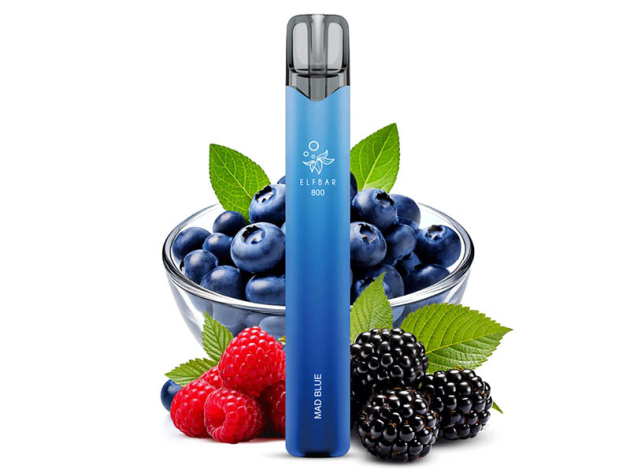 ELFBAR 800 - "Mad Blue" (Beerenmix) - E-Shisha - 20 mg - 800 Züge