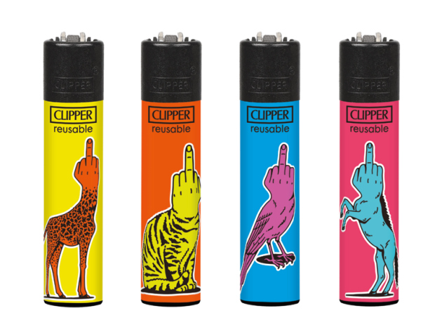 Clipper Large MIDDLE FINGER, 48er Display