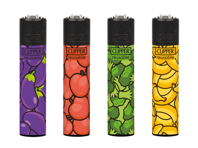 Clipper Large VEGGIE PATTERN, 48er Display