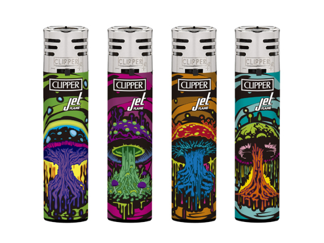 Clipper Jetflame Large DARK MUSHROOMS, 48er Display