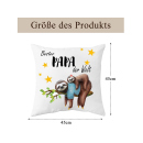 Kissenbezug "Bester Papa der Welt": 45 x 45 cm;...