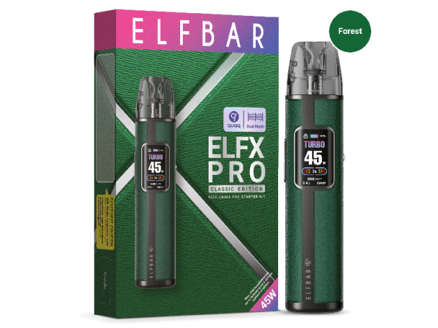 ELFBAR ELFX Pro - Refillable Kit "forest green"