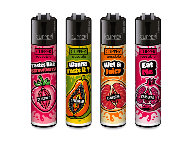 Clipper Large EAT YOUR FRUITS, 48er Display