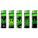 Elektrofeuerzeuge "WEED NEON", 5-fach...