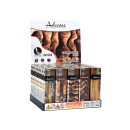 Elektrofeuerzeuge "WOOD", 5-fach sortiert, 50er...