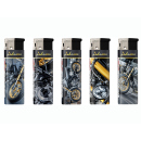 Elektrofeuerzeuge "GOLD MOTORCYCLE",...