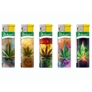 Elektrofeuerzeuge "WEED BUNT", 5-fach...