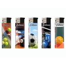 Elektrofeuerzeuge "SPORT", 5-fach sortiert, 50er Display