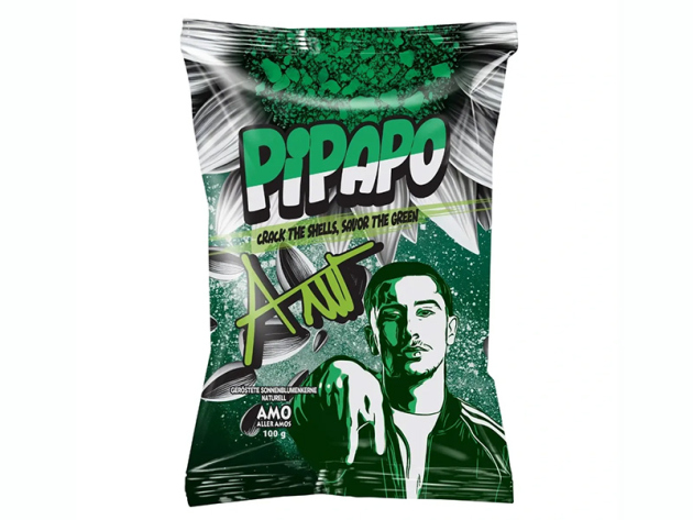 PIPAPO - AMO Sonnenblumenkerne - Original geröstet -  à 100g; 42er Pack
