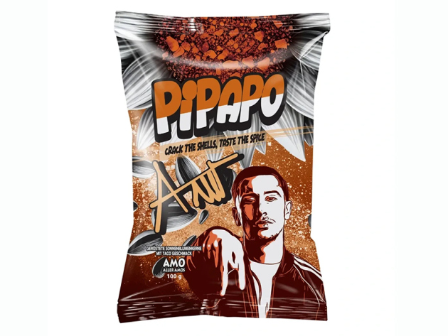 PIPAPO - AMO Sonnenblumenkerne - Taco -  à 100g; 42er Pack