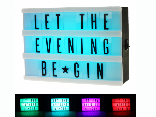 LED Leuchtkasten "Colour Mix"; 43 x 38 x 40 cm; UVP: 15,99 Euro