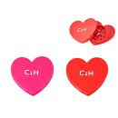 Grinder "Heart PVC" 42 mm; 2 tlg.,...