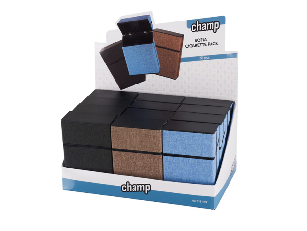 Zigarettenboxen "Sofia", für 20 Zig., 12er Display
