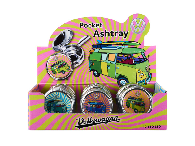 Aschenbecher "Pocket", 5 cm, 12er Display