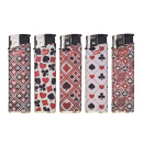 Elektrofeuerzeuge "CARDS ELECT ", 50er Display