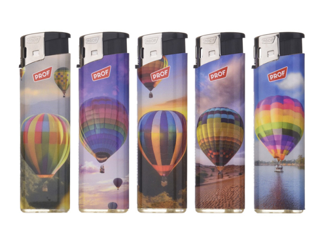 Elektrofeuerzeuge "AIR BALLOON ELECT", 50er Display