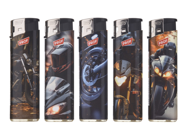 Elektrofeuerzeuge "MOTORCYCLE ELECT", 50er Display