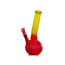 Glasbong "Rot-Gelb", H&ouml;he 24...