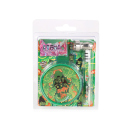 Handpfeife-Grinder-Set "Gorilla" Metall & Glas Pfeife + Grinder + Pfeifensieb