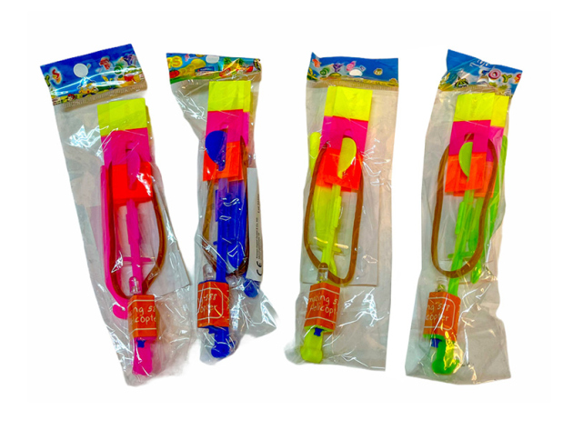 Propeller mit LED-Licht, 16 cm, 4-fach sortiert, einzeln