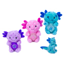 Axolotl sitzend, 27 cm, 3-fach sortiert, einzeln