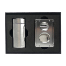 Zigarrenfeuerzeug "Tycoon" silber/chrom,...