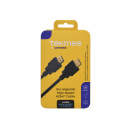 Tekmee HDMI Hochgeschwindigkeits-Ladekabel, 1m; 4K, schwarz