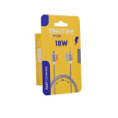 Tekmee Ladekabel, 1m; Type-C auf Lighting, 18W, mit...
