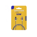 Tekmee Ladekabel, 1m; USB auf Type-C, 10W, mit Strasssteinen