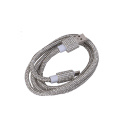 Tekmee Ladekabel, 1m; USB auf Type-C, 10W, mit Strasssteinen