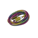 Tekmee Ladekabel, 1m; Type-C auf Lighting, 18W, mit Strasssteinen Regenbogen