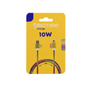 Tekmee Ladekabel, 1m; USB auf Type-C, 10W, mit...
