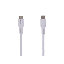 Tekmee Ladekabel-Set, 1m; Type-C auf Type-C, 40W, rot und weiß