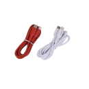 Tekmee Ladekabel-Set, 1m; Type-C auf Lighting, 18W, rot und weiß