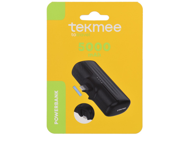 Tekmee Powerbank, 5000mAh, Lighting