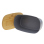 Brotkasten grau mit Holzdeckel aus Buchenholz, 35 x 20 x12 cm; UVP: 24,95 Euro