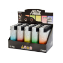 Sturmfeuerzeuge "Silver gradient" Stylein Metallhülle, 25er Display