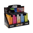 Sturmfeuerzeuge "Matt destiny" Metallhülle und Logo, 25er Display