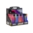 Sturmfeuerzeuge "Gradient" Metallhülle und Logo, 25er Display