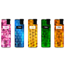 Sturmfeuerzeuge "Triangle" Metallhülle und...