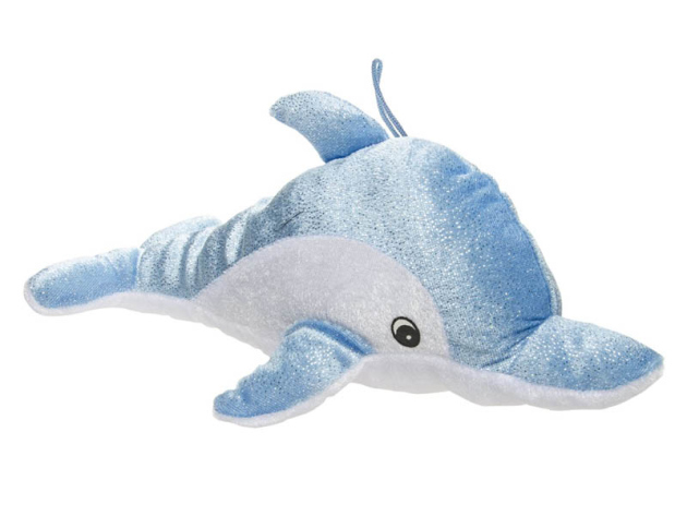Plüsch Delfin - Glitzer; ca. 29 cm; 2-fach sortiert, einzeln