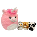 Pl&uuml;sch fat Animals; ca. 16 cm; 4-fach sortiert,...