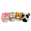 Pl&uuml;sch fat Animals; ca. 16 cm; 4-fach sortiert, einzeln