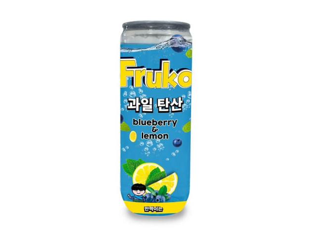 Frutti Fruko - Blueberry & Lemon - 330ml, 24er Display inkl. 6,00 Euro Pfand